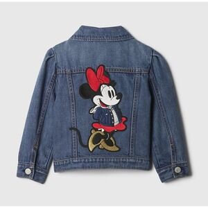 Gap Disney Baby Minnie Mouse Icon Denim Jacket 6-12 Months NWT $65 MSRP